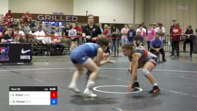 55 kg Rnd Of 16 - Vayle Baker, NYAC/West Point WC vs Shea Reisel, Dubuque RTC