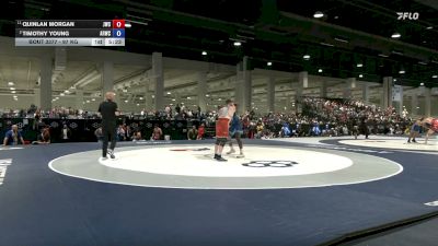 97 kg Semis - Quinlan Morgan, Jackrabbit Wrestling Club vs Timothy Young, Army (WCAP)