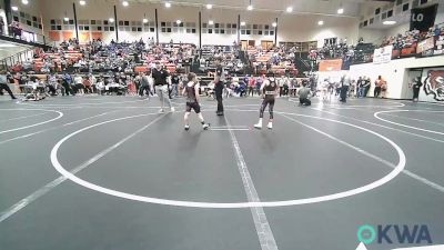 55 lbs Quarterfinal - Bennett Dawson, Team Tulsa Wrestling Club vs Chett Bruner, Tahlequah Wrestling Club