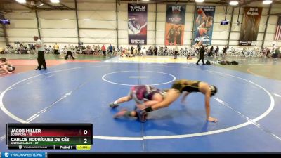 88 lbs Rd# 4- 2:00pm Friday Final Pool - Jacob Miller, Scorpions vs Carlos Rodríguez De Céspedes, Untouchables