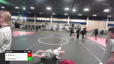 74 lbs Round Of 16 - Kaikoa Apostol, SoCal Grappling WC vs Beau Zwaschka, Thorobred WC