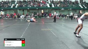 285 lbs Champ. Round 1 - Brooks Empey, University Of Wisconsin vs Carter Blough, Michigan State