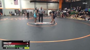 120 lbs Cons. Round 3 - Amiyah Burdine, Cedar Rapids Jefferson vs Tamla Paw, Waterloo West