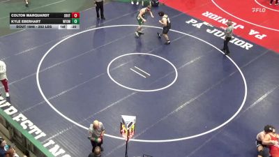 252 lbs Consi Of 16 #2 - Colton Marquardt, South Williamsport vs Kyle Eberhart, Wyomissing