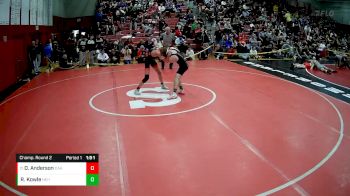 121 lbs Champ. Round 2 - Owen Anderson, Corry Area Hs vs Rocky Kowle, North East Hs