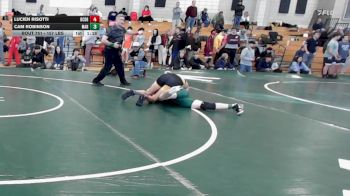 157 lbs 11th Place - Lucien Risotti, Bristol County/Dighton Rehoboth vs Cam Robinson, Marshfield