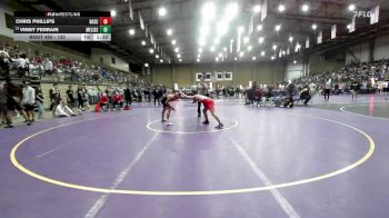 132 lbs Champ. Round 2 - Vinny Ferrari, Melissa vs Chris Phillips, Baylor