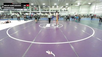 260 lbs Round Of 16 - Molloy Albee-DeRoehn, Lebanon vs Naasson Diaz, Providence BTS