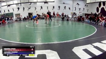 110 lbs Round 6 (16 Team) - Samara Chavez, King University vs Kendra Ryan, North Central College (A)