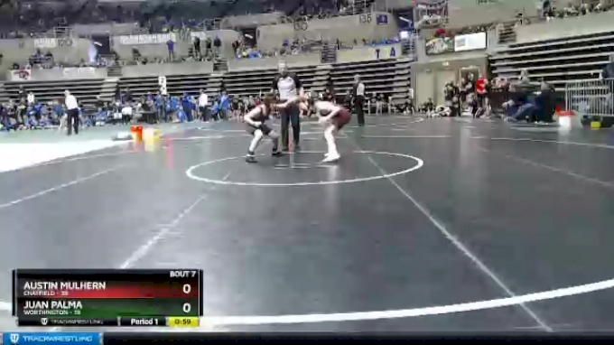 102 Lbs Semis & 1st Wrestleback (8 Team) - Juan Palma, Worthington Vs 