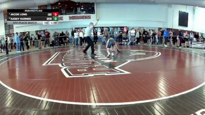 94 lbs 5th Place Match - Jacob Long, Noke Wrestling RTC vs Kasey Karnes, Hanover Hawkeye Youth Wrestlin
