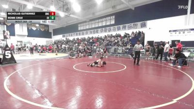 58 lbs Cons. Round 1 - Nicholas Gutierrez, Sting Wrestling Club vs Rome Cruz, Savage House