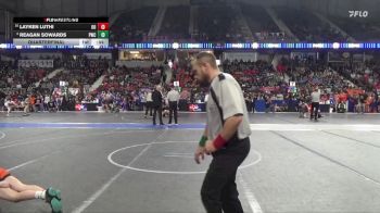 85 lbs Quarterfinal - Layken Luthi, Ogden`s Outlaws vs Reagan Sowards, Pratt Wrestling Club