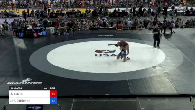 126 lbs Rnd Of 64 - Alex Gau, MN vs Finnegan O'Brien, NY