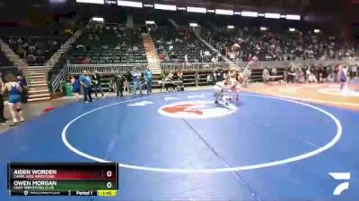 160 lbs Round 2 - Aiden Worden, Camel Kids Wrestling vs Owen Morgan, Cody Wrestling Club