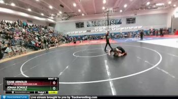 100 lbs Champ. Round 1 - Jonah Schulz, Cody Wrestling Club vs Dane Arnoldi, Top Of The Rock Wrestling Club
