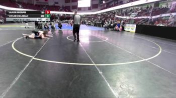 150 lbs 5th Place Match - Jaxon Ingram, Timberline vs Xyler Coleman, Meridian