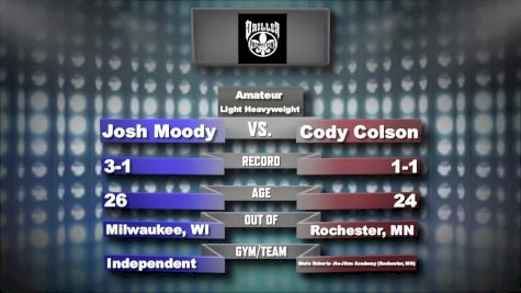 Josh Moody vs. Cody Colson - Driller MMA A-Town Throwdown XII