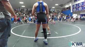 125-135 lbs Rr Rnd 3 - Breckyn Moyers, Shelton Wrestling Academy vs Aubree Flies, Blue Devil Wrestling