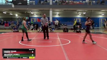 110 lbs Round 4 (6 Team) - Mason Young, Barberton vs Brandon Laurell, Oregon Clay