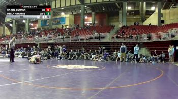 130 lbs Round 3 (6 Team) - Skylie Semken, Crismon High School vs Bella Arrants, Grand Island