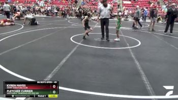 49 lbs Cons. Round 3 - Kyren Mayes, Derby Wrestling Club vs Fletcher Currier, Southwest Timberwolves Kids Wr