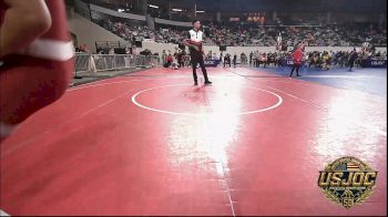 130 lbs Rr Rnd 4 - Mcykenzie Brooks, Little Axe Takedown Club vs Kiya Hartfield 3, OKC Saints Wrestling
