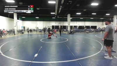 100 lbs 7th Place - Jaxon Kraemer, TX vs Jake Stevens, NJ