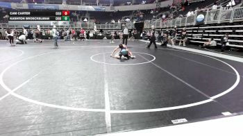 108 lbs 3rd Place - Cam Carter, Columbus WC vs Kashton Broeckelman, Cougar WC