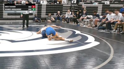 106 lbs 4th Wrestleback (16 Team) - Nick Tucker, Columbus vs Romeo Hernandez, Coahulla Creek