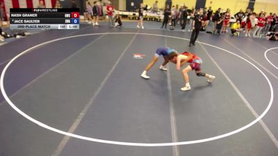 144 lbs 3rd Place Match - Nash Graner, Guerrilla Wrestling Club vs Jace Saulter, Summit Wrestling Academy
