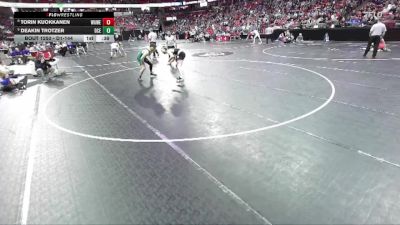 D1-144 lbs Cons. Round 2 - Torin Kuokkanen, Waukesha West vs Deakin Trotzer, D.C. Everest