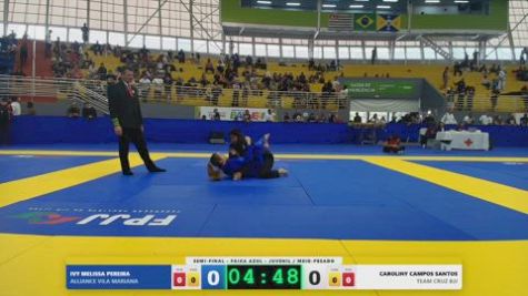 CAROLINY CAMPOS SANTOS vs IVY MELISSA PEREIRA 2026 FPJJ Circuito Paulista GI Etapa 3
