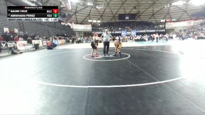 Girls 4A 170 lbs Cons. Round 2 - Amishadai Perez, Pasco (Girls) vs Naomi Cruz, Moses Lake (Girls)