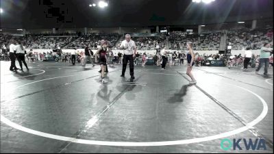 62 lbs Final - Oakley Waitkus, Team Tulsa Wrestling Club vs Michele Thompson, Wyandotte Youth Wrestling