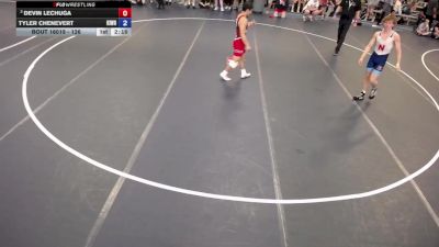 126 lbs Quarters - Devin Lechuga vs Tyler Chenevert, Kingdom Wrestling