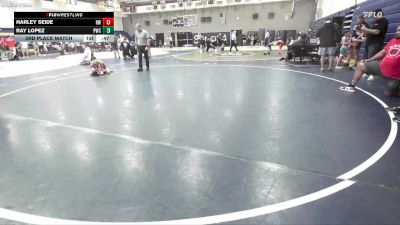 63 lbs 3rd Place Match - Ray Lopez, Pounders Wrestling Club vs Harley Seide, Reign WC