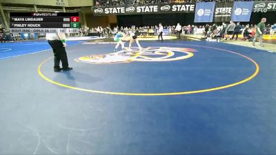 Girls 3A 110 lbs Semifinal - Maya Lindauer, River Ridge (Girls) vs Finley Houck, Shorewood (Girls)
