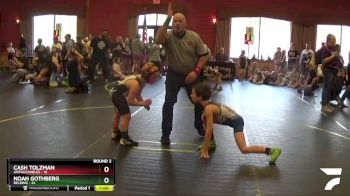 75 lbs Round 2 (4 Team) - Cash Tolzman, Untouchables vs Noah Gothberg, Belding