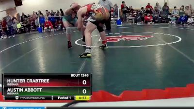 182 lbs Cons. Round 3 - Austin Abbott, Indiana vs Hunter Crabtree, Indiana