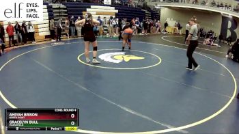 170 lbs. Cons. Round 4 - Amiyah Brison, North Point vs Gracelyn Bull, Marshfield