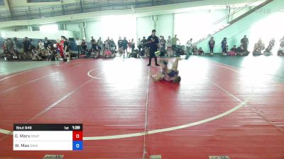 90 lbs Final - Gavin Marx, Grapplers vs William Max, Savage House WC