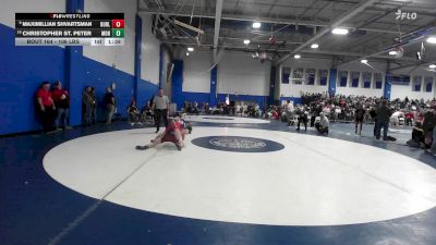 106 lbs Consi Of 8 #1 - Maximillian Shvartsman, Burlington vs Christopher St. Peter, Monument Mountain