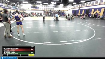 157 lbs Champ. Round 1 - Mataeo Blessing, Elmhurst University vs Easton Hull, Wisconsin-Stevens Point