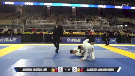 João Victor Ambrosini Ribeiro vs John Pablo Valotto De Lima 2025 Pan Jiu Jitsu IBJJF Championship