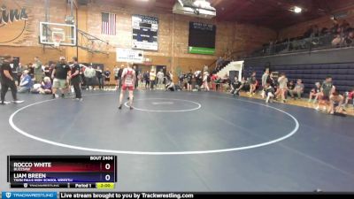 106 lbs Quarterfinal - Rocco White, Buzzsaw vs Liam Breen, Twin Falls High School Wrestli