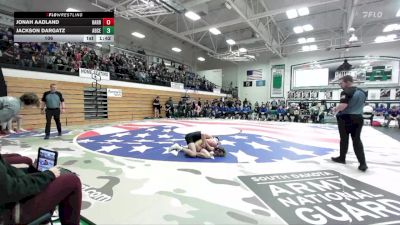 106 lbs Quarterfinals (8 Team) - Jackson Dargatz, Aberdeen Central vs Jonah Aadland, Harrisburg