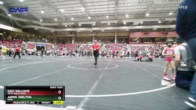 45 lbs Quarterfinal - Davi Williams, Team North Stars vs Aspen Shelton, Bixby