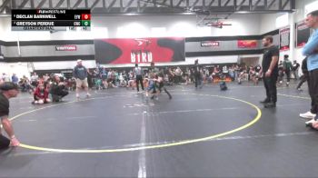50 lbs Quarterfinal - Greyson Perdue, Cobra Wrestling Club vs Declan Barnwell, JET