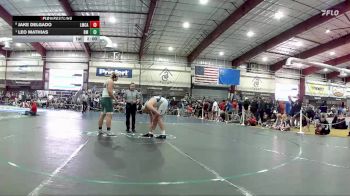 285 lbs Quarterfinal - Leo Mathias, Battle Mountain vs Jake Delgado, Lake Mead Christian Academy